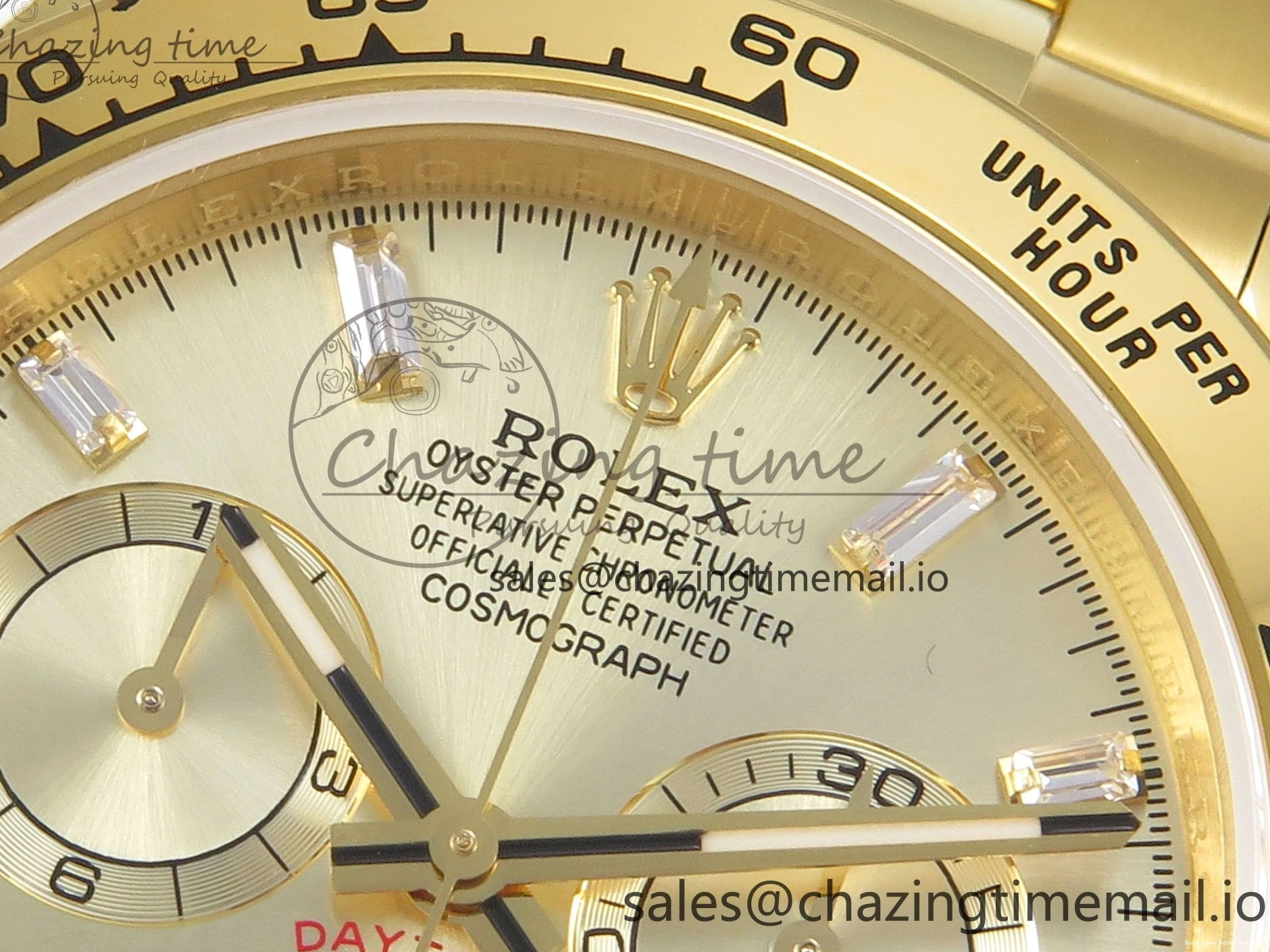 AAA Replica Watches Edition 126508 (Gain Casual Best SH4131 1:1 Weight) 305 Crystal On Dial Bracelet V6 Markers YG YG QF Daytona YG 1219